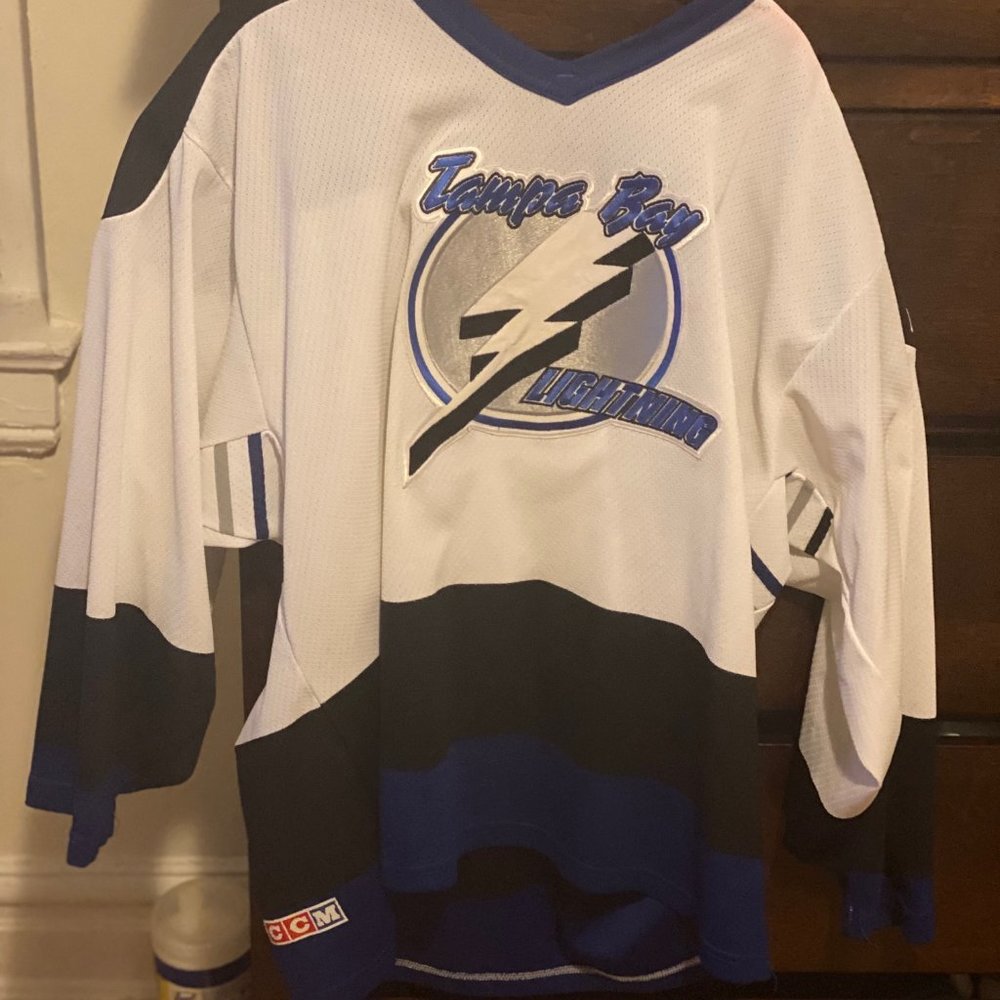 Vintage CCM Tampa Bay Lightning Jersey